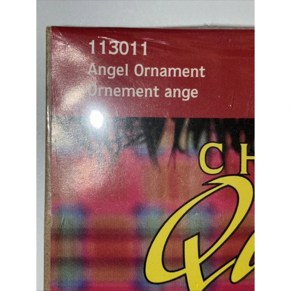90s Cross Stitch Kit Angel Ornament Christmas Quickies Holiday Craft Leisure Art